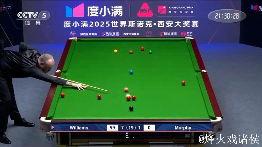 西安大奖赛折桂 威廉姆斯创斯诺克排名赛最年长冠军纪录
